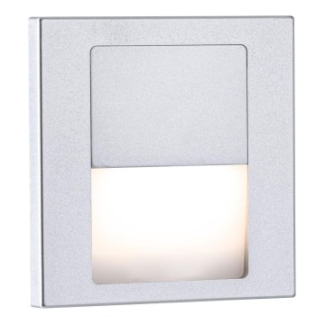 Paulmann 80000 - LED/1W Staircase light TSARO 230V Follow/matte chrome