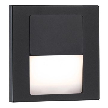 Paulmann 80001 - LED/1W Staircase light TSARO 230V Follow/black