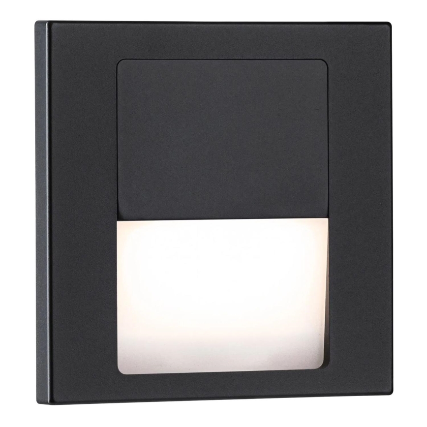 Paulmann 80001 - LED/1W Staircase light TSARO 230V Follow/black