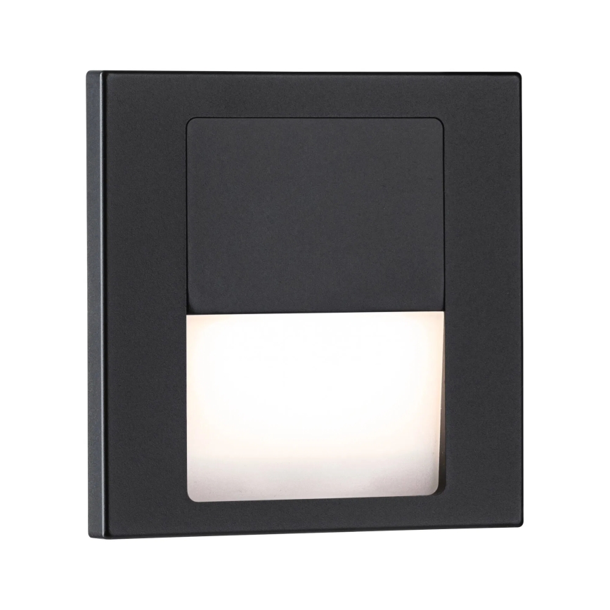Paulmann 80001 - LED/1W Staircase light TSARO 230V Follow/black