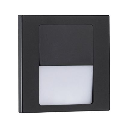 Paulmann 80001 - LED/1W Staircase light TSARO 230V Follow/black