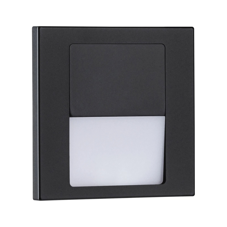 Paulmann 80001 - LED/1W Staircase light TSARO 230V Follow/black