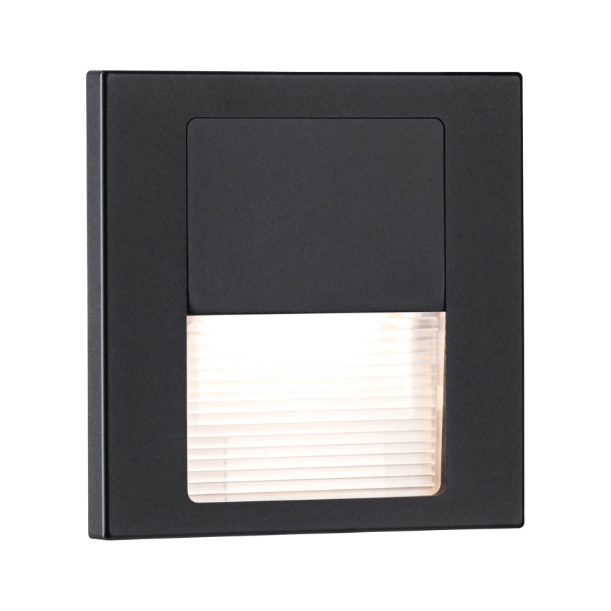Paulmann 80001 - LED/1W Staircase light TSARO 230V Follow/black