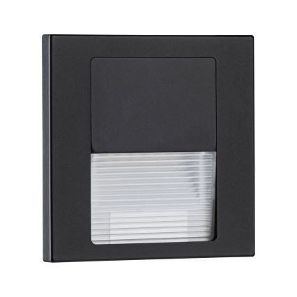 Paulmann 80001 - LED/1W Staircase light TSARO 230V Follow/black