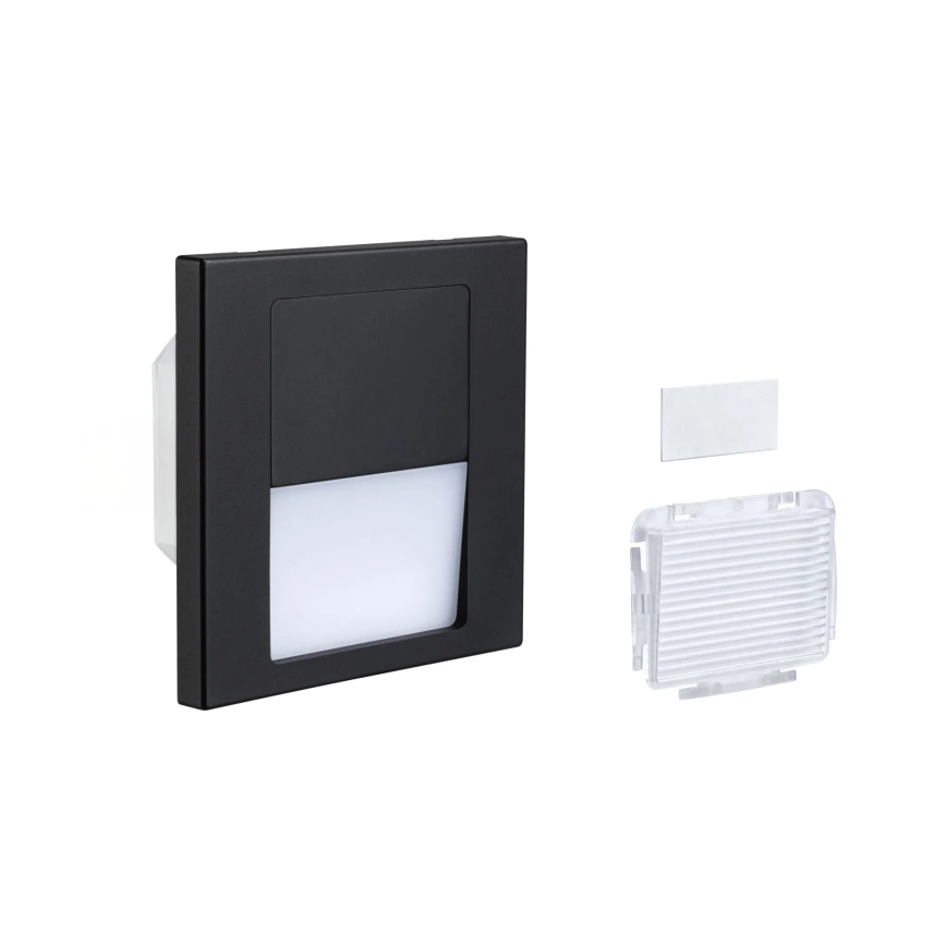 Paulmann 80001 - LED/1W Staircase light TSARO 230V Follow/black