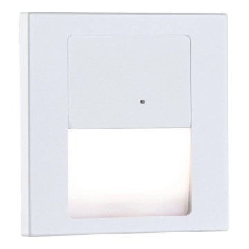 Paulmann 80002 - LED/1W Staircase light with sensor TSARO 230V Lead/white