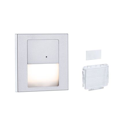 Paulmann 80003 - LED/1W Staircase light with sensor TSARO 230V Lead/matte chrome