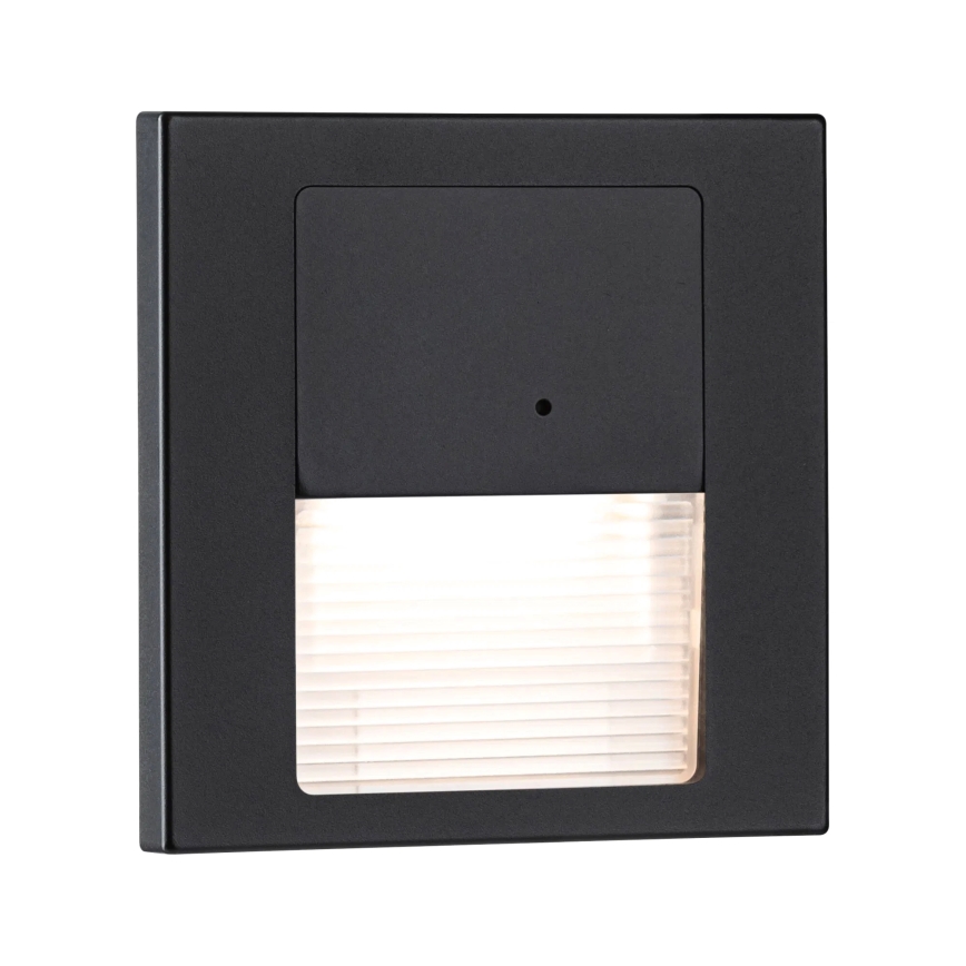 Paulmann 80004 - LED/1W Staircase light with sensor TSARO 230V Lead/black