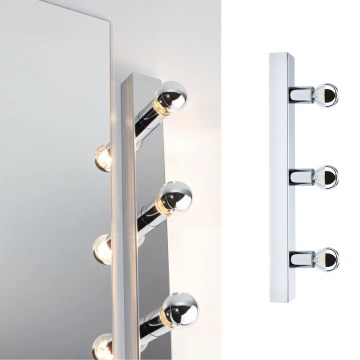 Paulmann 80096 - 3xE14/40W IP44 Bathroom mirror light REGULA 230V shiny chrome