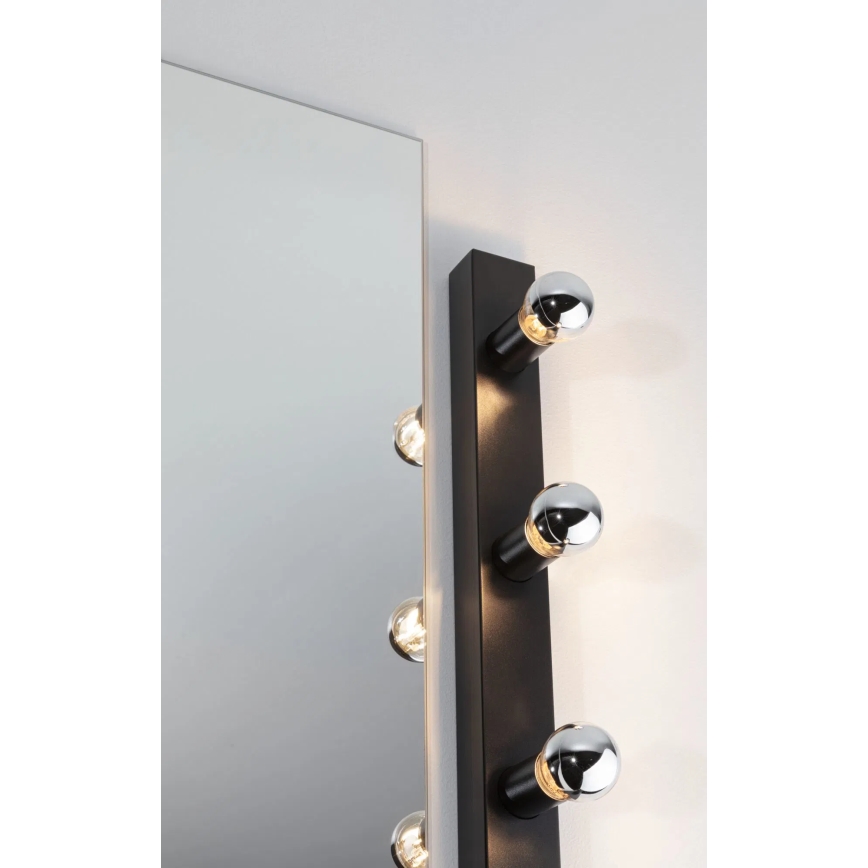 Paulmann 80097 - 3xE14/40W IP44 Bathroom mirror light REGULA 230V black