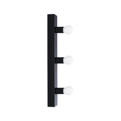 Paulmann 80097 - 3xE14/40W IP44 Bathroom mirror light REGULA 230V black