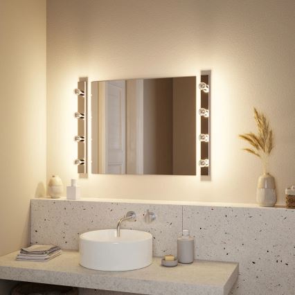 Paulmann 80098 - 4xE14/40W IP44 Bathroom mirror light REGULA 230V shiny chrome