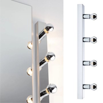 Paulmann 80098 - 4xE14/40W IP44 Bathroom mirror light REGULA 230V shiny chrome