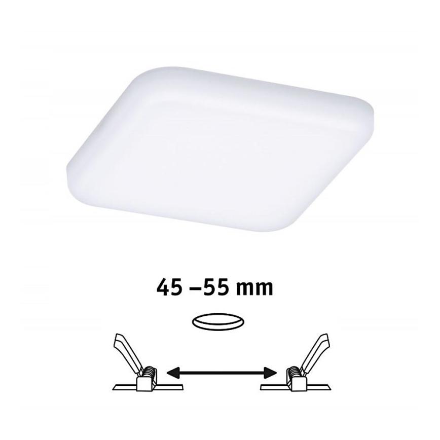 Paulmann 92393 - LED/4,5W IP44 Bathroom recessed light VARIFIT 230V