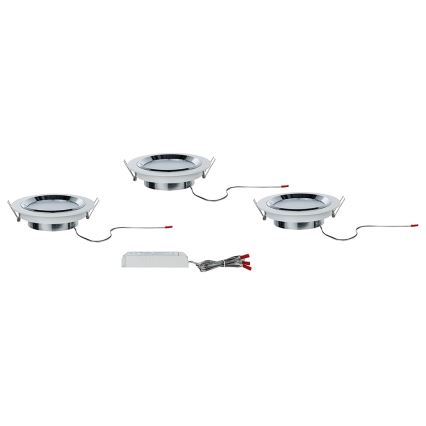 Paulmann 92693 - SET 3xLED/8W Dimming recessed light PREMIUM LINE 230/