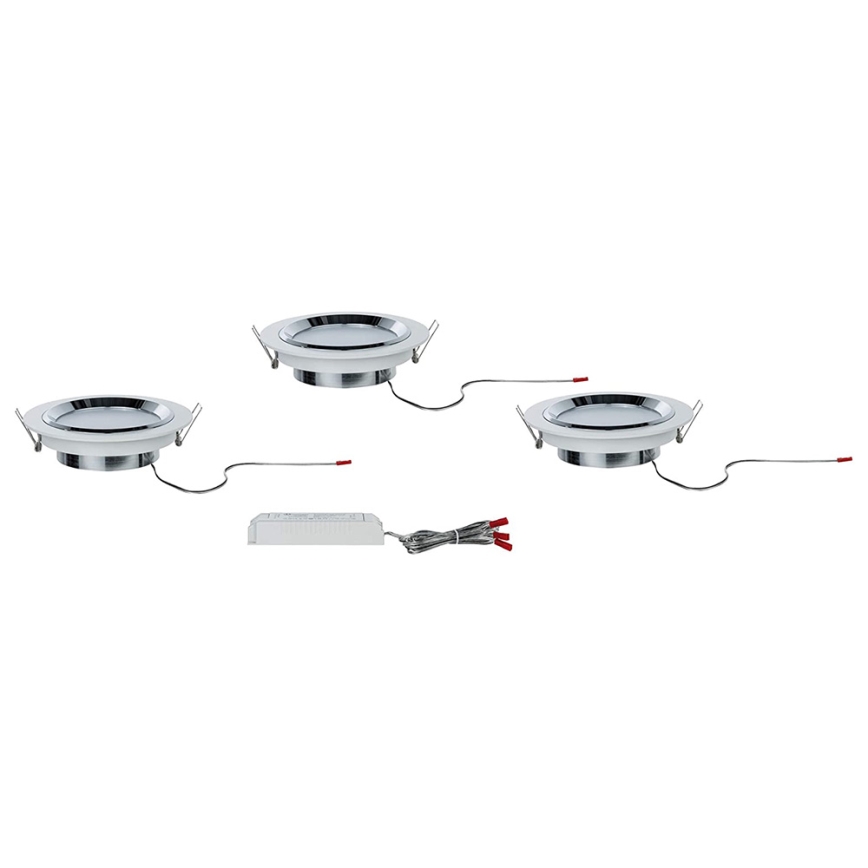 Paulmann 92693 - SET 3xLED/8W Dimming recessed light PREMIUM LINE 230/