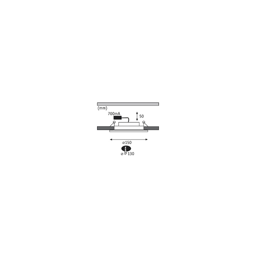 Paulmann 92693 - SET 3xLED/8W Dimming recessed light PREMIUM LINE 230/