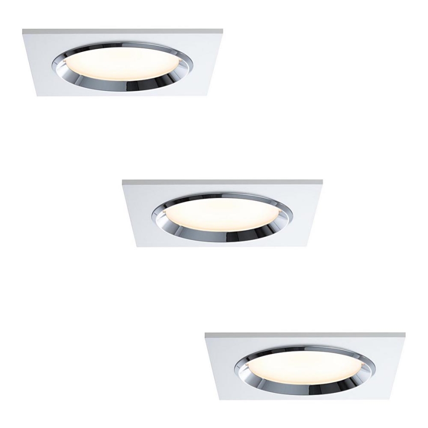 Paulmann 92695 - SET 3x LED/8W Dimming recessed light DICE 230V