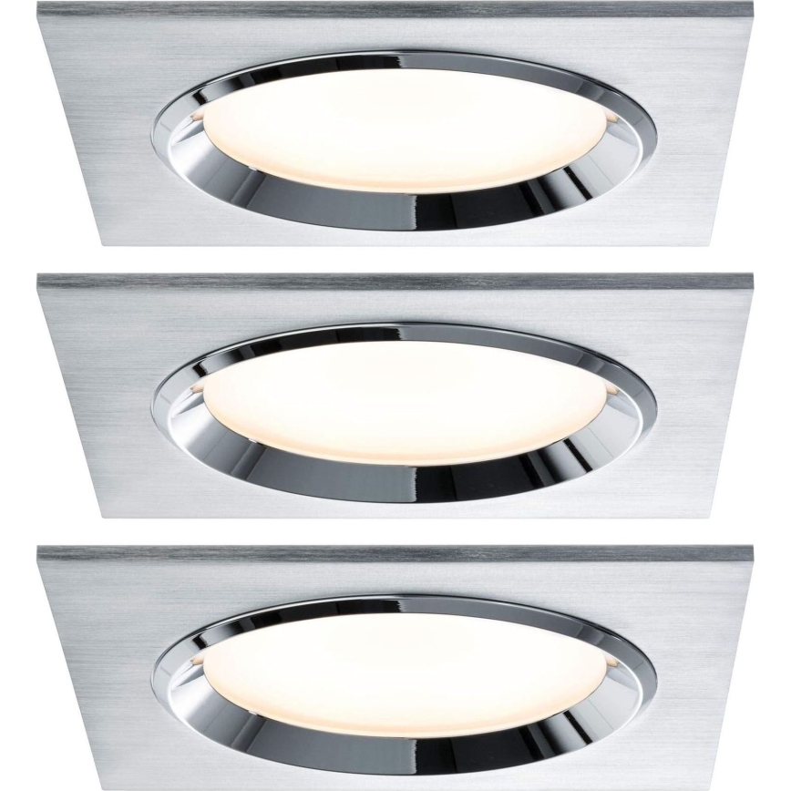 Paulmann 92696 - SET 3xLED/8W Dimmable recessed light DICE 230V