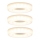 Paulmann 92704 - SET 3xLED/5,5W Recessed ceiling light BAGEL 230V