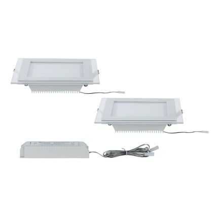 Paulmann 92706 - SET 2xLED Recessed light DECODICE 2xLED/7,5W/230V
