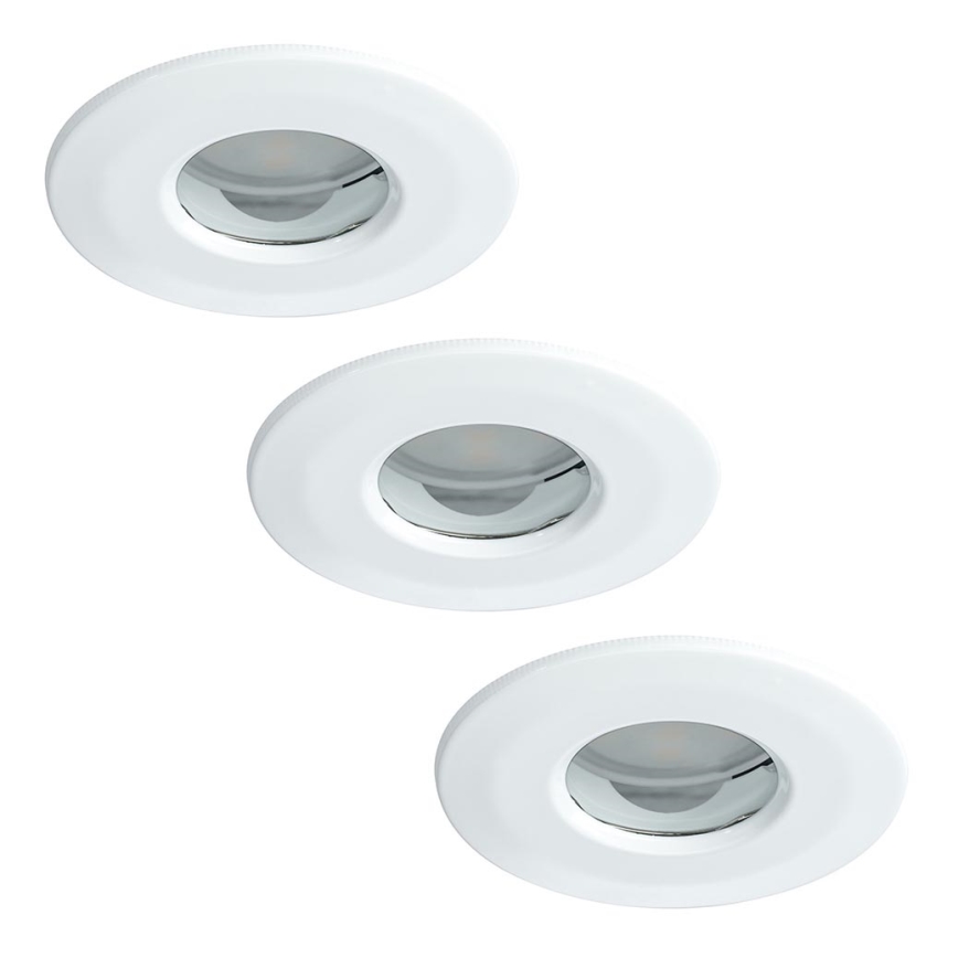 Paulmann 92847 - SET 3xLED/7W IP65 Dimmable bathroom recessed light COIN 230V
