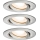 Paulmann 92900 - SET 3xGU10/7W IP65 Dimmable bathroom recessed light NOVA 230V