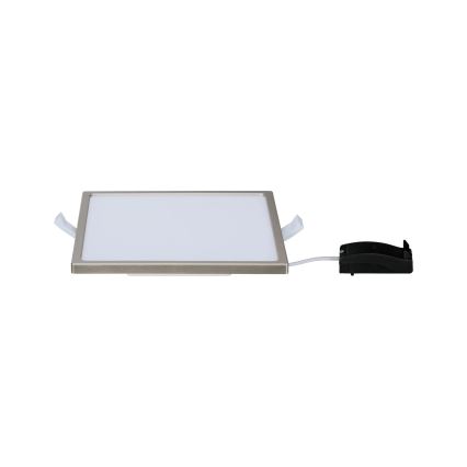 Paulmann 92939 - LED/11W IP44 Dimmable AREO Bathroom Recessed Ceiling Light 230V 18x18 cm Matte Chrome