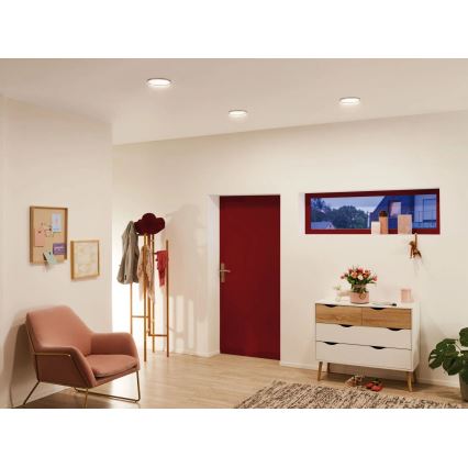Paulmann 92946 - LED/11W IP23 Bathroom Recessed Downlight AREO 230V Ø 18 cm Matte Chrome
