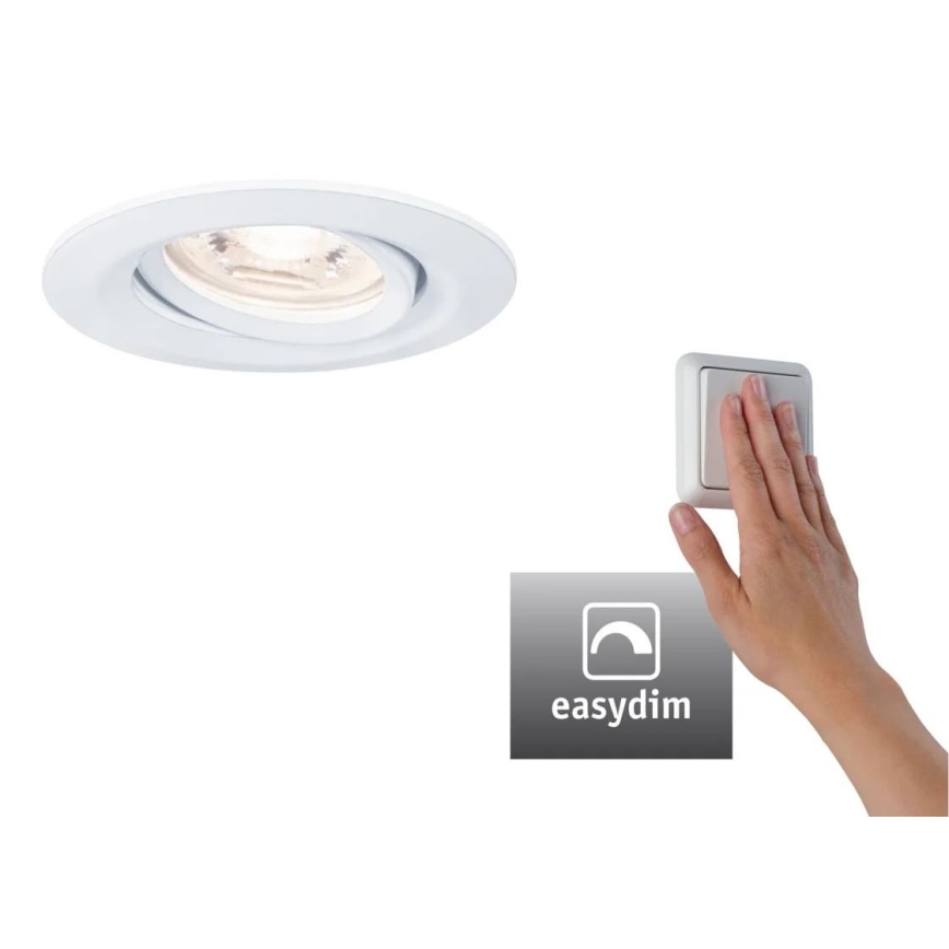 Paulmann 92970 - LED/4,2W IP23 Dimmable bathroom recessed light COIN 230V