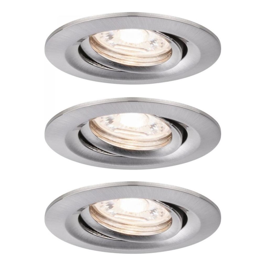 Paulmann 92973 - SET 3xLED/4,2W IP23 Dimmable bathroom light COIN 230V