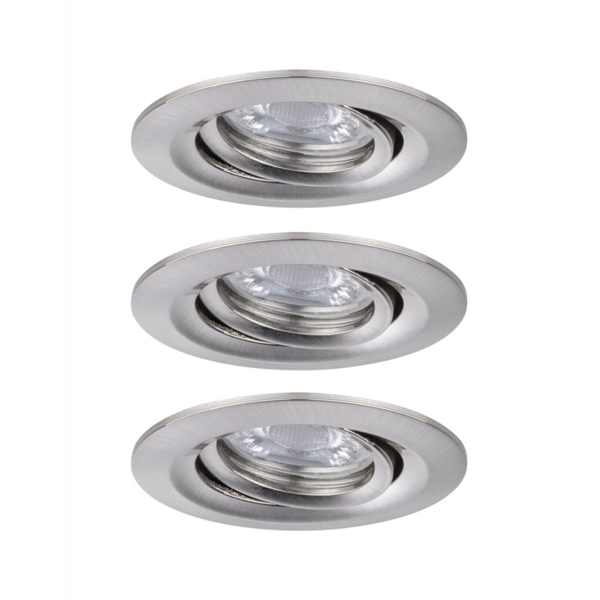 Paulmann 92973 - SET 3xLED/4,2W IP23 Dimmable bathroom light COIN 230V