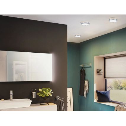 Paulmann 93018 - LED/13W IP44 Dimmable bathroom ceiling light AVIAR 230V