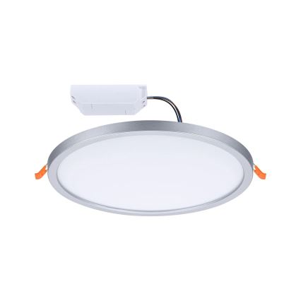 Paulmann 93046 - LED/16W IP44 Dimmable Bathroom Recessed Downlight AREO 230V 3000-6500K Ø 23 cm Matte Chrome