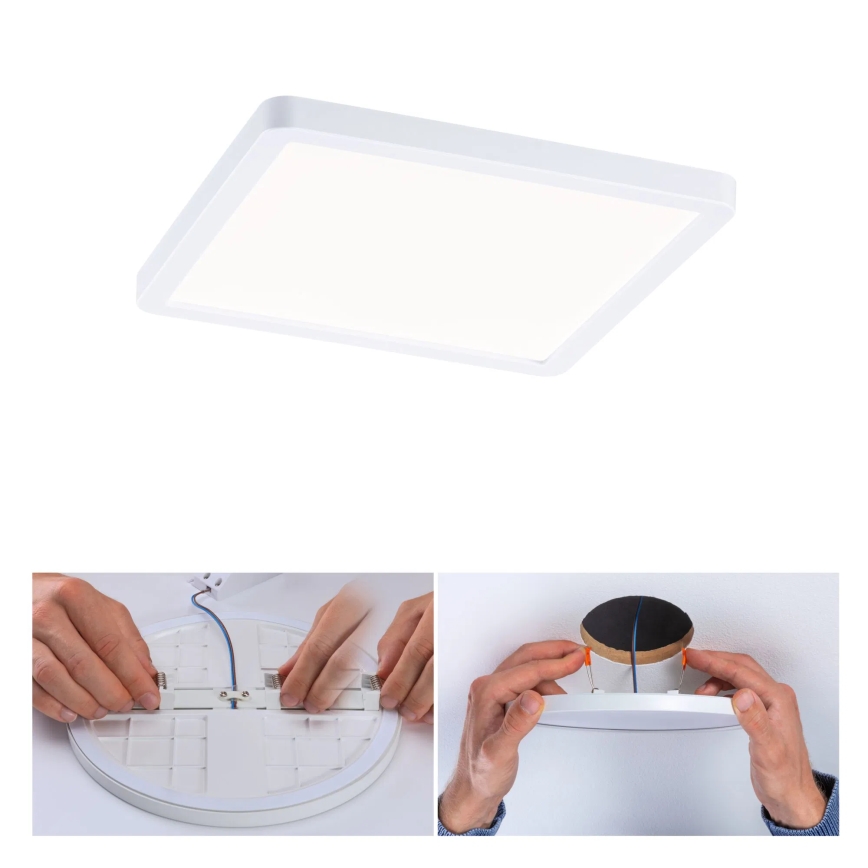 Paulmann 93059 - LED/13W IP44 Dimmable Bathroom Recessed Downlight AREO 230V 17,5x17,5 cm White