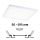 Paulmann 93060 - LED/16W IP44 Dimmable AREO Bathroom Recessed Ceiling Light 230V 23x23 cm White