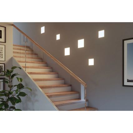 Paulmann 93060 - LED/16W IP44 Dimmable AREO Bathroom Recessed Ceiling Light 230V 23x23 cm White