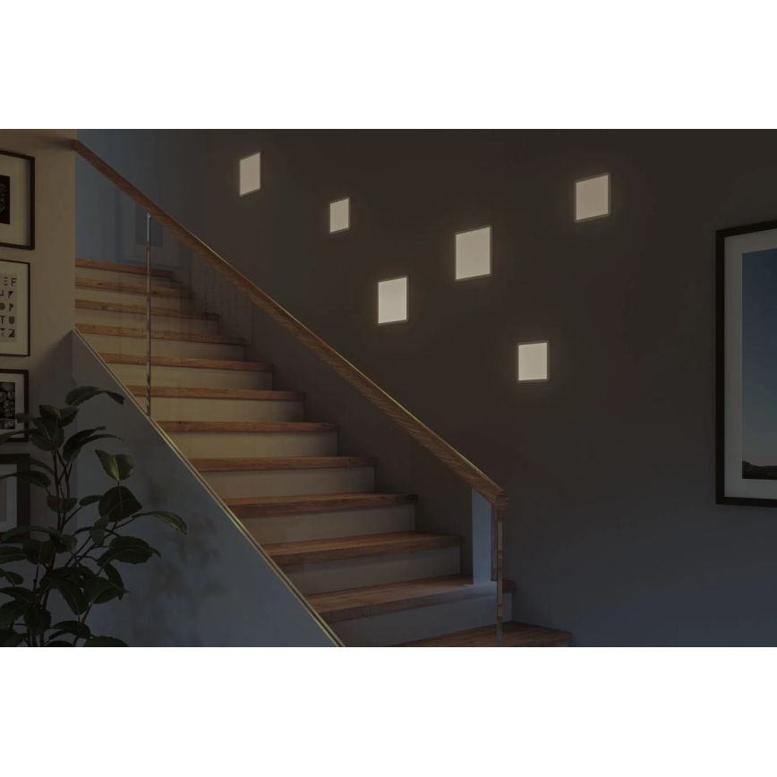 Paulmann 93060 - LED/16W IP44 Dimmable AREO Bathroom Recessed Ceiling Light 230V 23x23 cm White