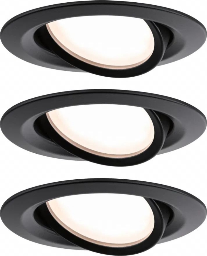 Paulmann 93080 - SET 3xLED/6W IP23 Dimmable bathroom recessed light COIN 230V