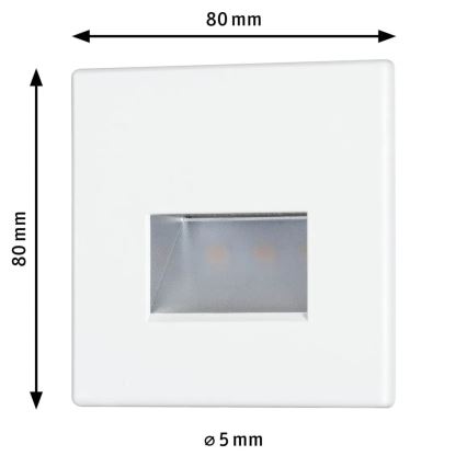 Paulmann 93093 - LED/1,2W Staircase light EDGE 230V