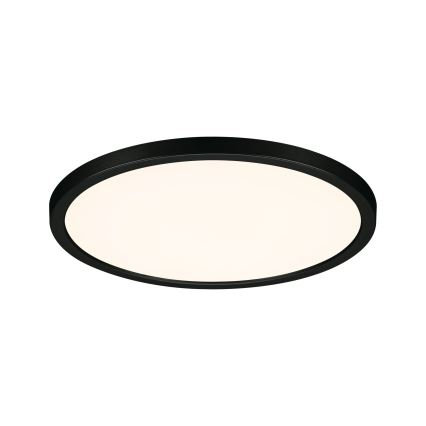 Paulmann 93102 - LED 16W IP44 Dimmable Bathroom Recessed Downlight AREO 230V 2000/3000/4000K Ø 23 cm Black