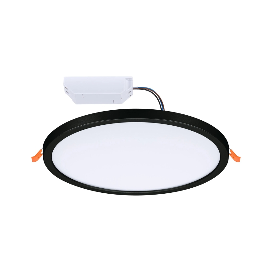 Paulmann 93102 - LED 16W IP44 Dimmable Bathroom Recessed Downlight AREO 230V 2000/3000/4000K Ø 23 cm Black