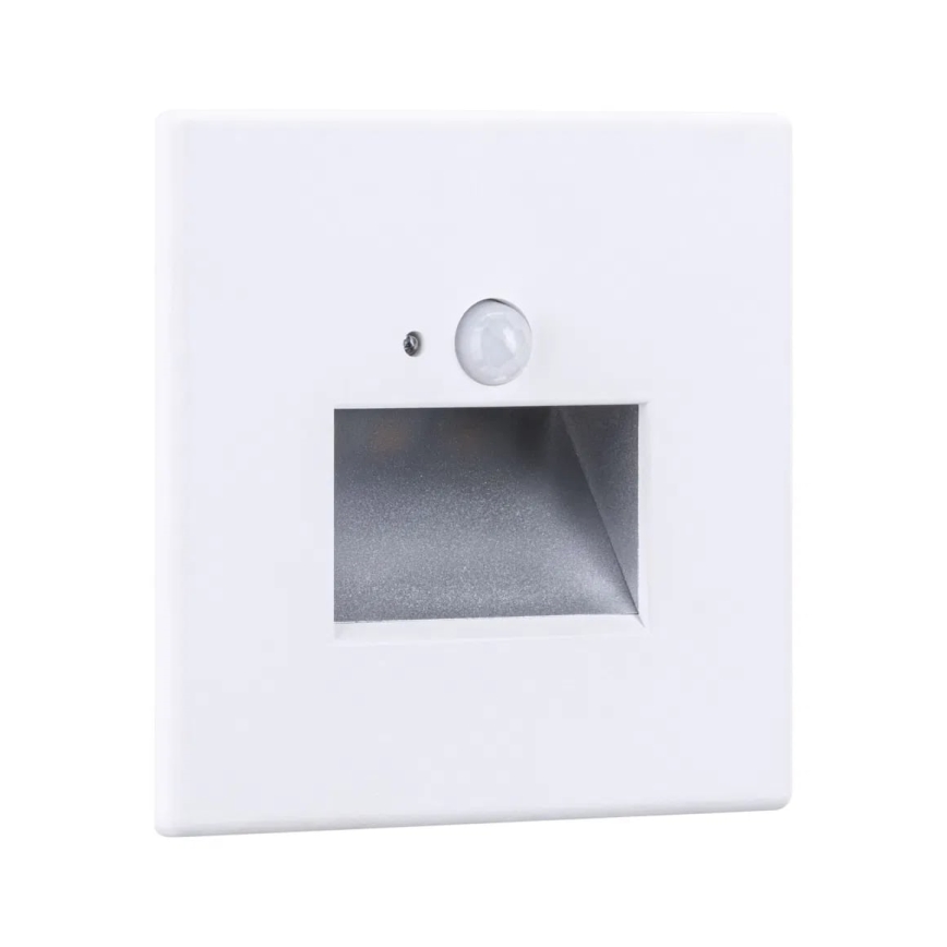 Paulmann 93133 - LED/1,2W Staircase light with sensor EDGE 230V white
