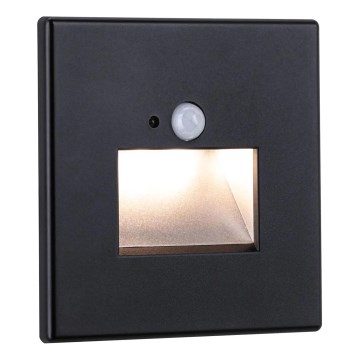 Paulmann  93135 - LED/1,2W Staircase light with sensor EDGE 230V black