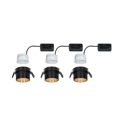 Paulmann 93379 - SET 3xLED/6W IP44 Dimmable bathroom recessed light GIL 230V
