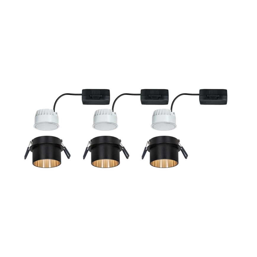 Paulmann 93379 - SET 3xLED/6W IP44 Dimmable bathroom recessed light GIL 230V