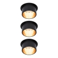 Paulmann 93379 - SET 3xLED/6W IP44 Dimmable bathroom recessed light GIL 230V