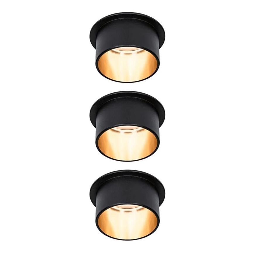 Paulmann 93379 - SET 3xLED/6W IP44 Dimmable bathroom recessed light GIL 230V