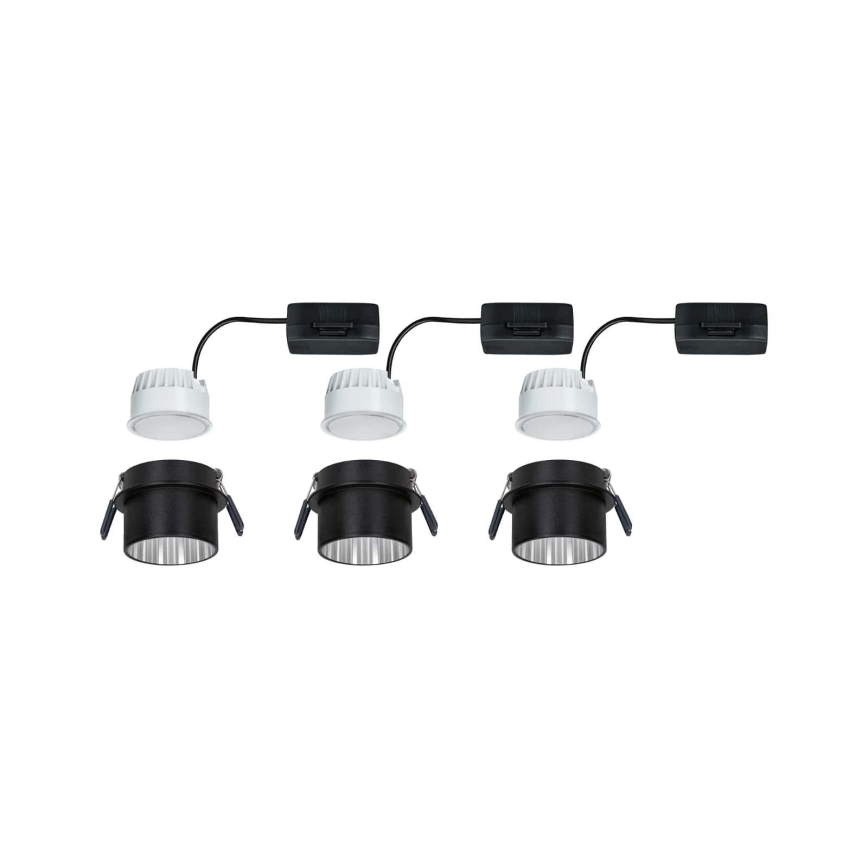 Paulmann 93383 - SET 3xLED/6W IP44 Dimmable bathroom recessed light GIL 230V