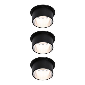 Paulmann 93383 - SET 3xLED/6W IP44 Dimmable bathroom recessed light GIL 230V